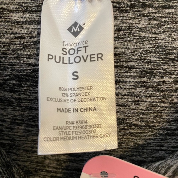 Member’s Mark Heather Grey Pullover Hoodie. Butter Soft. NWT. Small. - Picture 4 of 5